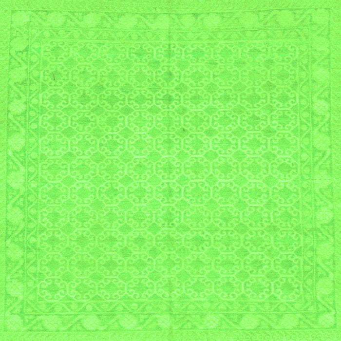 Square Oriental Green Modern Rug, abs293grn