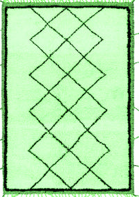 Solid Green Modern Rug, abs2940grn