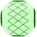 Round Solid Green Modern Rug, abs2940grn