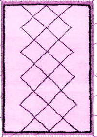 Solid Pink Modern Rug, abs2940pnk