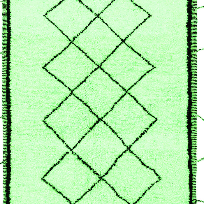 Machine Washable Solid Green Modern Area Rugs, wshabs2940grn