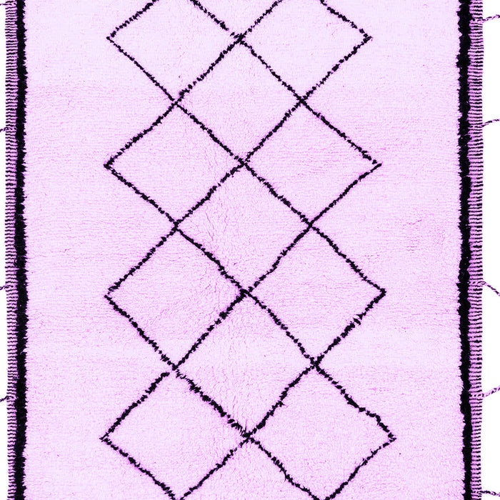 Machine Washable Solid Purple Modern Area Rugs, wshabs2940pur
