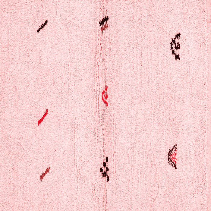 Machine Washable Solid Red Modern Rug, wshabs2941red