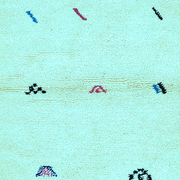 Solid Light Blue Modern Rug, abs2941lblu