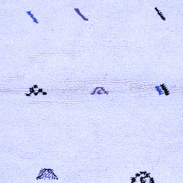 Solid Blue Modern Rug, abs2941blu