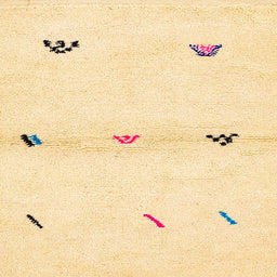 Square Machine Washable Abstract Sun Yellow Rug, wshabs2941