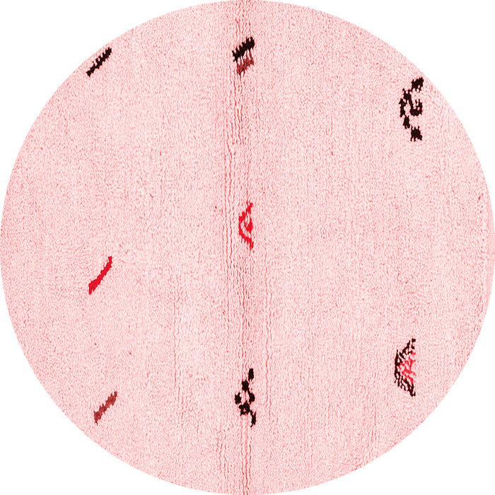 Machine Washable Solid Red Modern Rug, wshabs2941red