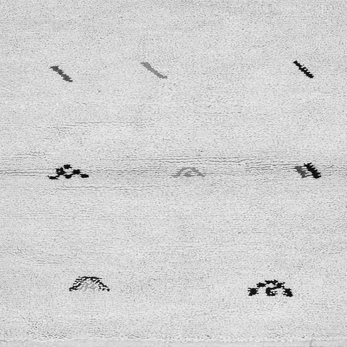 Square Machine Washable Solid Gray Modern Rug, wshabs2941gry