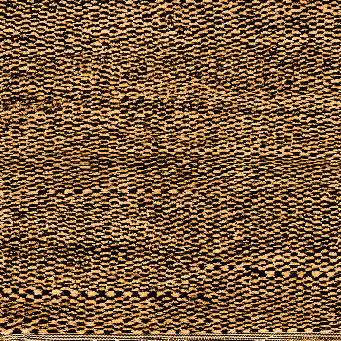 Square Abstract Orange Modern Rug, abs2942org