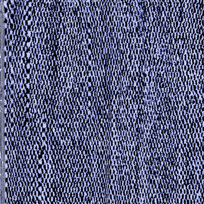 Square Abstract Blue Modern Rug, abs2942blu