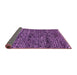 Sideview of Abstract Purple Modern Rug, abs2942pur