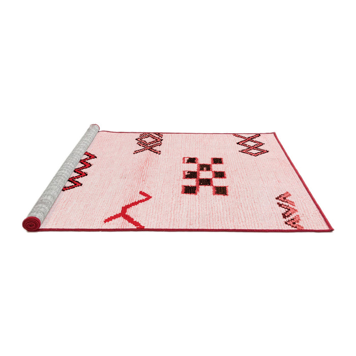 Modern Red Washable Rugs