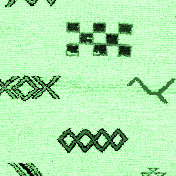 Machine Washable Solid Emerald Green Modern Area Rugs, wshabs2943emgrn