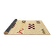 Sideview of Solid Brown Modern Rug, abs2943brn