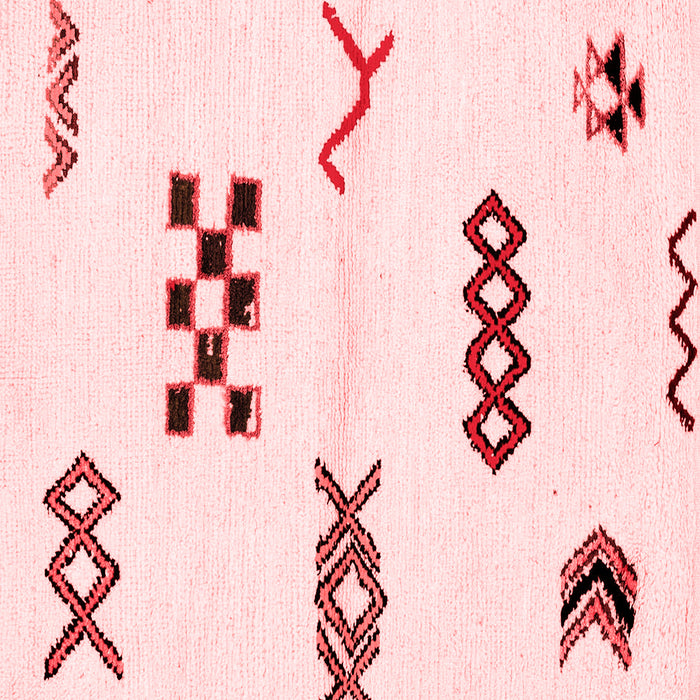 Machine Washable Solid Red Modern Rug, wshabs2943red