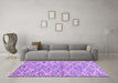 Machine Washable Abstract Pink Modern Rug in a Living Room, wshabs2944pnk