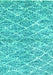 Machine Washable Abstract Turquoise Modern Area Rugs, wshabs2944turq