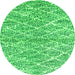 Round Abstract Green Modern Rug, abs2944grn