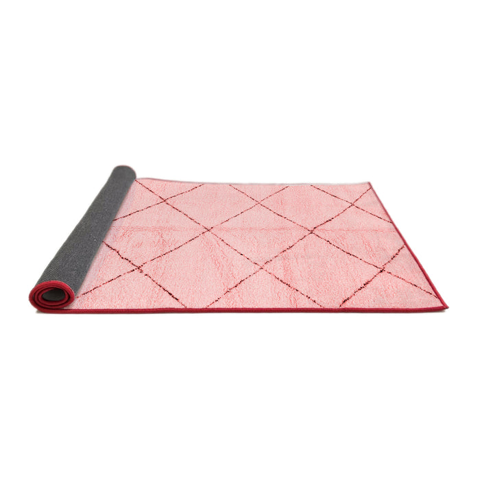 Solid Red Modern Area Rugs