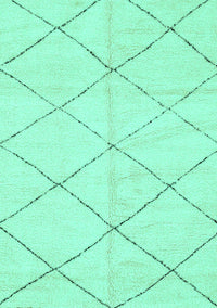 Solid Turquoise Modern Rug, abs2945turq