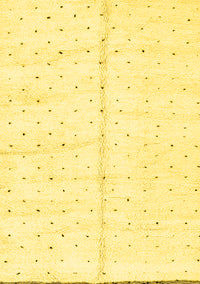 Solid Yellow Modern Rug, abs2946yw