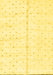 Solid Yellow Modern Rug, abs2946yw