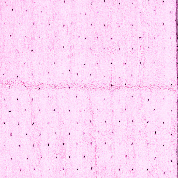 Square Solid Pink Modern Rug, abs2946pnk