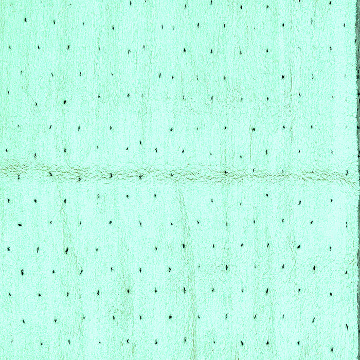 Square Solid Turquoise Modern Rug, abs2946turq