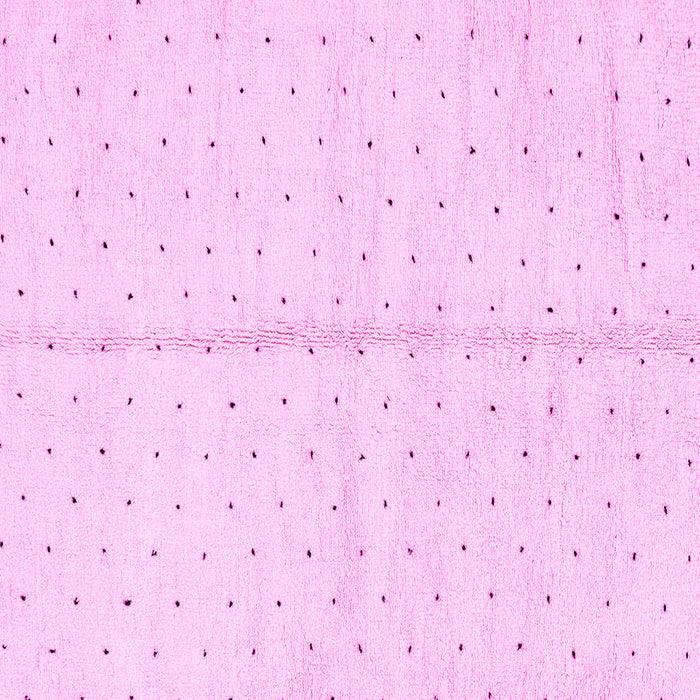 Square Machine Washable Solid Pink Modern Rug, wshabs2947pnk