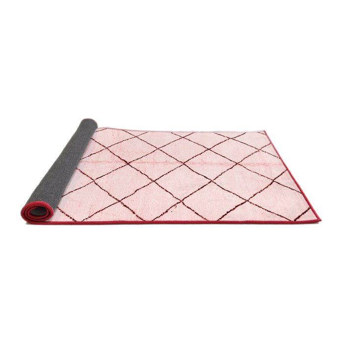 Solid Red Modern Area Rugs