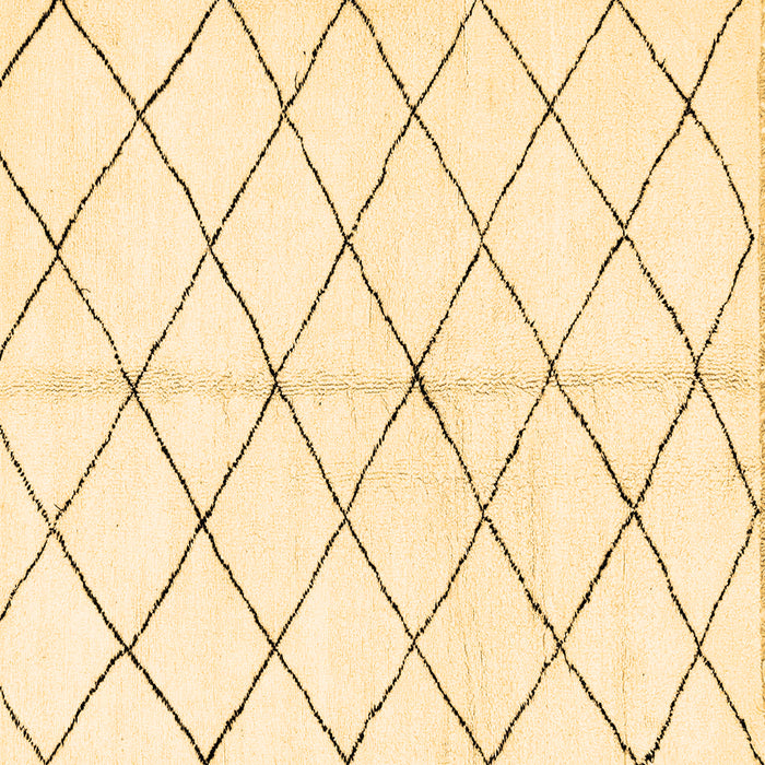 Square Machine Washable Solid Brown Modern Rug, wshabs2948brn