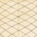 Square Abstract Golden Blonde Gold Solid Rug, abs2948