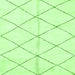 Square Solid Green Modern Rug, abs2949grn