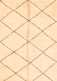 Solid Orange Modern Rug, abs2949org