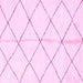 Square Solid Pink Modern Rug, abs2949pnk