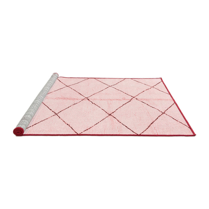 Modern Red Washable Rugs