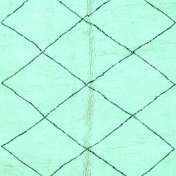 Solid Turquoise Modern Rug, abs2949turq