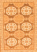 Machine Washable Oriental Orange Modern Area Rugs, wshabs294org