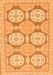 Oriental Orange Modern Rug, abs294org