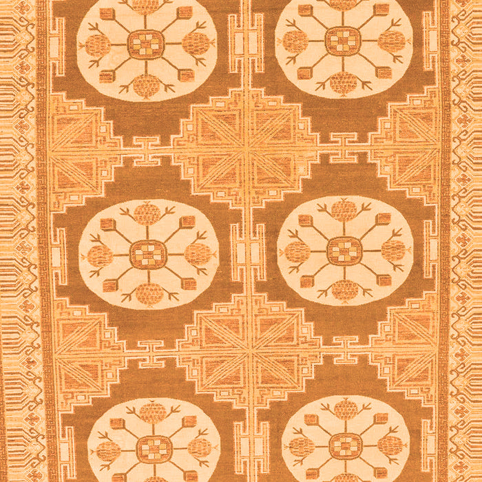 Oriental Orange Modern Rug, abs294org