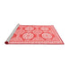 Modern Red Washable Rugs