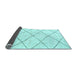 Sideview of Solid Light Blue Modern Rug, abs2950lblu