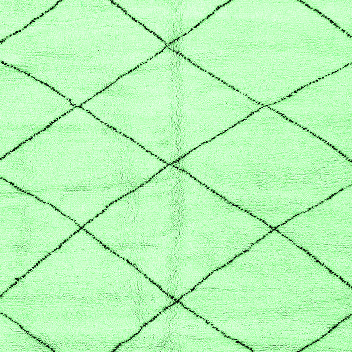 Solid Emerald Green Modern Rug, abs2950emgrn