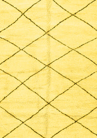 Solid Yellow Modern Rug, abs2950yw