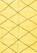 Solid Yellow Modern Rug, abs2950yw