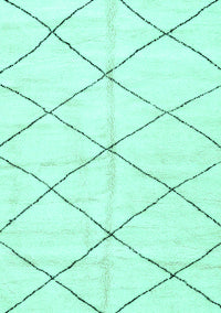 Solid Turquoise Modern Rug, abs2950turq