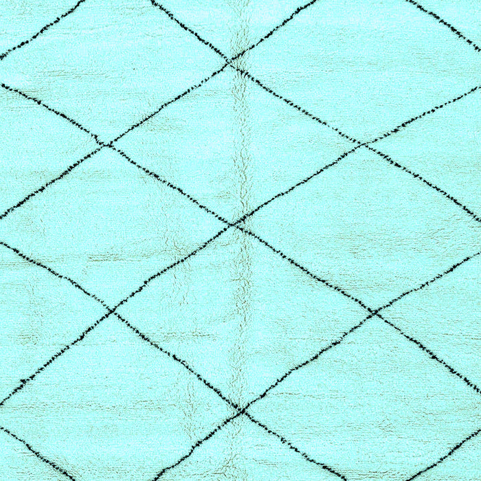 Machine Washable Solid Light Blue Modern Rug, wshabs2950lblu