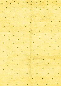 Solid Yellow Modern Rug, abs2951yw