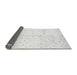 Sideview of Solid Gray Modern Rug, abs2951gry