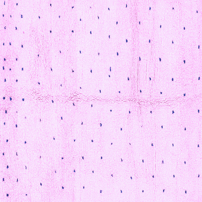 Square Machine Washable Solid Purple Modern Area Rugs, wshabs2951pur